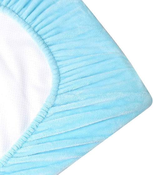 JAHbaby 1 Blue Oceanic Fish & Turtle Nursery Diaper Changing Table Cover PCs Blue (Diaper Changing Table Cover)