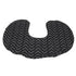 U-Shaped Nursing Pillow Cover - Black Geometric Print, Soft & Washable