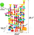 Marble Run Marble Maze Race Track with Glowing Marbles for Kids Ages 3-10, Fun Building Toys