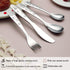 Berglander Toddler Utensils Set, 4 Pieces Stainless Steel Kids Silverware, Safe Forks and Spoons, Dishwasher Safe