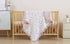 36"x40" Flounce Muslin Baby Blanket - Cotton Quilt Blankets for Toddlers - Reversible Nursery Crib Blanket for Baby