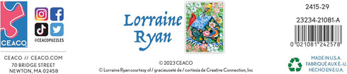 Ceaco - Lorraine Ryan - Elegant Birdhouse - 500 Piece Jigsaw Puzzle