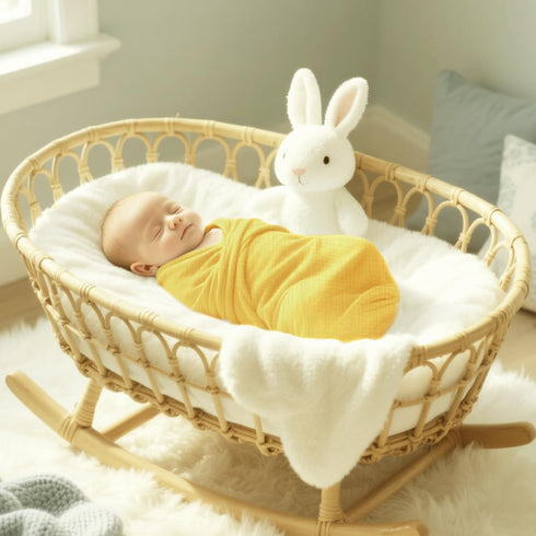 3 Pack 47x47 Inch Muslin Swaddle Blankets for Baby Boy - Large Receiving Blankets, Soft Breathable Cotton Nursery