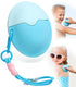 Sunscreen Applicator Brush Set for Kids, Adults & Families - BPA Free & Refillable, Sun Lotion Applicator (Blue)