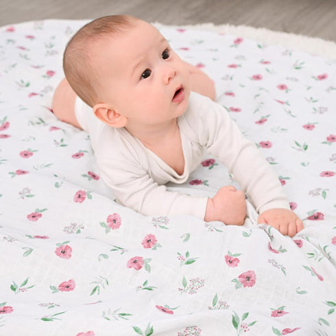 4 Pack Blankets,100% 47 47 inches, david's kids Baby Muslin Swaddle Cotton and Ultra Soft Breathable Receiving Blanket