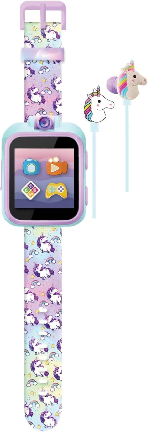 PlayZoom 2 Kids Smartwatch & Earbuds Set with Swivel Selfie Video Camera, LCD Display, STEM Learning, 20+ Games, Audio Bedtime Stories, Store and Play Music, Gift for Kids Boys Girls from 4+ Years Old