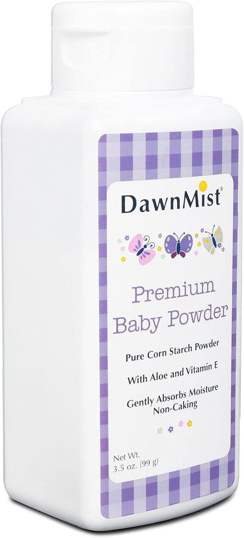 BP35C 3.5 oz., (Pack 2) Dukal DawnMist Baby Powder, Premium, Full Case