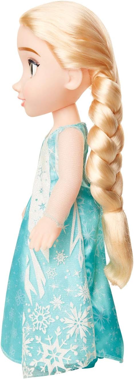Frozen Disney Elsa Doll - ICY Blue Outfit, Blue Shoes & Long Braided Hair - 14" Tall, for Girls Ages 3+