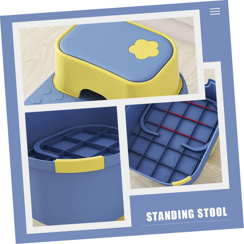 Vaguelly Boys and Girls Step Stool for Potty Training Non-Slip Dual-Layer Toddler Foot Stool Heavy-Duty Bathroom Safety
