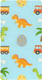 CZXW Cartoon Dinosaurs and Construction Vehicles Crib Sheets Fitted 52" x 28" Natural