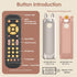 Nueplay Baby TV Remote Control Toy - Silicone Teether Cover - Early Number Learning in 3 Languages for Toddlers