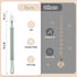 Draklary 4-Pack 100% Stylish Silicone Pacifier Clips, Pacifier Holder with Flexible Woven Rope Design, Food Grade