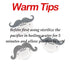 Zhovee 3pcs 0-36 Mustache Pacifier, Gentleman Mustache Baby Pacifier, Pacifier Months, Gift Pacifiers for Boys