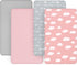 4-Pack Fitted Crib Sheets for Boys and Girls - Breathable, Soft Microfiber