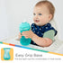 3 Pack Nuby No Spill Toddler Sippy Cups - Toddler Cups Spill Proof with Easy and Firm Grip - Aqua, Coral, Yellow