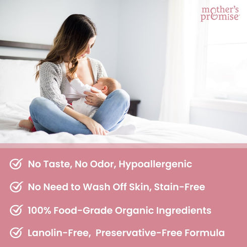 (2 Pack) Organic Nipple Butter for Breastfeeding Mothers | Lanolin Free Nipple Cream, Safe for Nursing Moms & Babies |