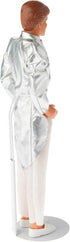 Plymor DSP-5175W White Adjustable Doll Stand, Fits 10, 11, and 12 Inch Dolls or Action Figures, Waist 1.75 to 2.25