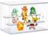2 (12.4x7x8.6in) Dezzer Acrylic Display Case Stand with Ladder Shelves, Clear Dustproof Protection Storage Display Box