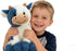 YUKOUQIAN 11.8 inch 11.8in) Cow Stuffed Animal Cute Cow Plush Doll Toy for Girls Boys Christmas (zuoniu deep Blue