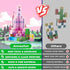 DOFASNCN 3+Creative 100PCS Pink Magnetic Building Blocks Magnetic Building Tiles Toys for Boys Girls Age Plastic Magnet