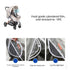 Berocia Stroller Rain Cover, Universal Stroller Accessory, Waterproof, Windproof, Protect from Sun Dust Snow, Baby