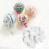 20 Pcs White Rattle Box Noise Maker Insert Squeaker Plastic Ring Box for Baby Rattle Accessories