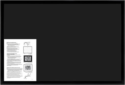 20x30 (1-Pack) MCS Puzzle Frame for Finished Puzzles, Black Vertical & Horizontal Wall-Mounted Large Picture Display