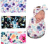 Culclendy 3 Pack, Floral Swaddle Blanket, Receiving Blankets Girl, Flower Swaddling Blanket, Baby Girl Swaddle Registry