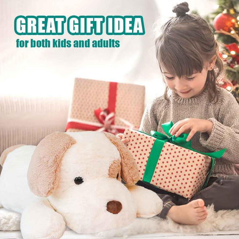6 lbs Weighted Stuffed Animals - 27 inch Dog Weighted Plush for Adults and Kids
