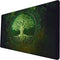 AI Painting TCG Playmat, MTG Trading Card Game Mat, 24x14 Inches, Fantasy Dark Vampire Lotus-214