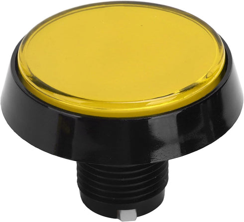 60mm Arcade Buttons: Big Round Plane Game Console Button with LED Lights, High Sensitivity Push Button for Arcade