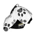 Zhbvncp Dog Paw Print Black White Baby Car Seat Cover & Breastfeeding Nursing Cover - Breathable Stretch Fabric