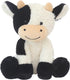 9" Cow Stuffed Animals Plush, Soft Stuffed Cow Toy for Kids Girls Boys