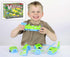 POPULAR PLAYTHINGS Magnetic Mix or Match Vehicles 2 Toy Play Set, 12 Pieces
