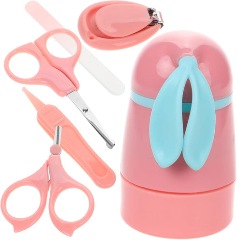 Newborn Nail Care Kit - Safe Clippers and Scissors for Gentle Grooming