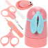 Newborn Nail Care Kit - Safe Clippers and Scissors for Gentle Grooming