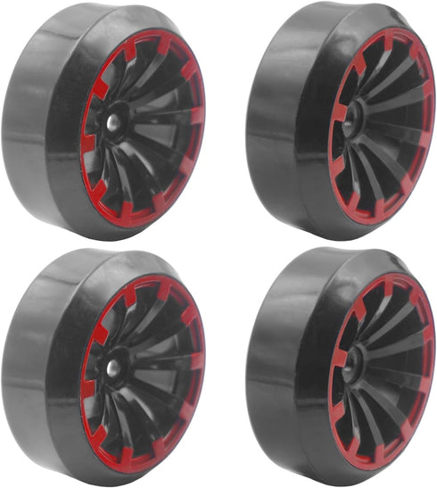 4Pack Vgoohobby RC Drift Wheels and Tires Set, Compatible with Traxxas HSP Tamiya Kyosho 1/10 RC Car