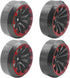 4Pack Vgoohobby RC Drift Wheels and Tires Set, Compatible with Traxxas HSP Tamiya Kyosho 1/10 RC Car