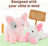 6-Pack 10 Inch Cozy Tezituor of Pig Stuffed Animals Plush Bulk, Cute & Companions in Pink, White & Spotted, Perfect
