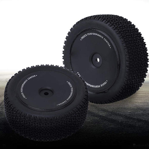 2Pcs RC Tire, 1:14 Scale RC Car Rear Tires, Tire Replacement Tyre Upgrade Spare Parts for Wltoys 144001 1/14 RC Car