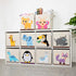 CLCROBD Foldable Animal Cube Storage Bins, Fabric Toy Box/Chest/Organizer for Kids Nursery, 13 inch (Butterfly)
