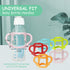 Aolso 2PCS Silicone Baby Bottle Handles, Bottle Handles for Dr Brown Narrow Bottles, Easy Grip Handles to Hold Baby