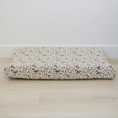 100% Mebie Baby Changing Pad Cover, Harvest Floral, Muslin Cotton Changing Table Pad Cover for Baby Boy and Girl
