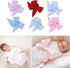 SUQIKMX Newborn Swaddle Sash Maternity Bow Sash Baby Swaddle Photography Shoot Prop