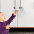 HoneSecur 4 Pack U-Shaped Cabinet Locks with Combination Baby Proofing Cabinet Lock Child Proof Sliding Cabinet Door