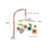 Musical Baby Mobile for Crib - Crib Toys Hanging Cute Design for Boys and Girls Perfect Baby Crib Mobile with Music