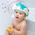 FUNUPUP Baby Shower Cap for Kids, Baby Bath Shampoo Visor Cap Hair Washing Shield Adjustable Silicone Bath Hat