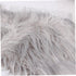 Newborn White Furry Throw Blanket, Faux Fur Infant Photography Mat for Winter, Baby Boy