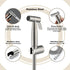 OJJBAVKFQ Set HandheldSprayer Quality Stainless Steel Supercharge Cloth Diaper Sprayer BrushedSprayer with Stainless