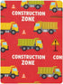 CZXW 52" 28" Construction Zone Vehicles Crib Sheets Fitted x Natural Cotton Soft & Breathable for Baby Crib Mattress